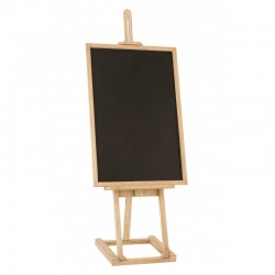 Chevalet en bois avec tableau ardoise 151x60x68 cm