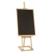 Chevalet en bois avec tableau ardoise 151x60x68 cm Chevalet en bois avec tableau ardoise 151x60x68 cm