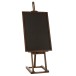 Chevalet bois de manguier marron avec tableau en panneau de particules