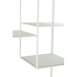 Étagère 5 niveaux en métal Blanc 82x42,5x177cm