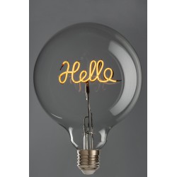 Ampoule LED avec écriture Hello L12*l12*H17cm