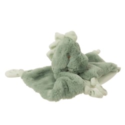 Dinosaure en peluche vert menthe 33x10x34 cm