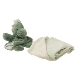 Dinosaure en peluche vert menthe 26x12x32 cm