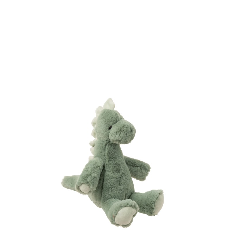 Dinosaure en peluche vert menthe 22x15x27 cm