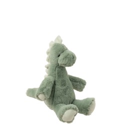 Dinosaure en peluche vert menthe 26x20x35 cm