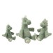 Dinosaure en peluche vert menthe 26x25x31 cm