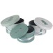 Set de 3 boites dragon en papier vert menthe 32x32x18 cm