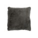 Cuscino quadrato in poliestere grigio scuro 45x45cm