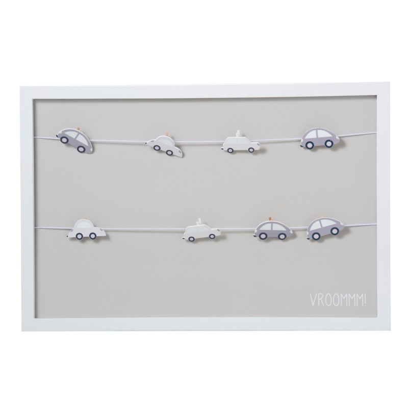 cadre ph 8clips auto bois gris