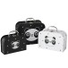 SET DE 3 MALETAS PANDA PAPEL NEGRO/BLANCO