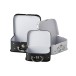 SET DE 3 MALETAS PANDA PAPEL NEGRO/BLANCO