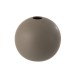 Vaso esférico cinzento 18x18x17 cm Vaso esférico cinzento 18x18x17 cm