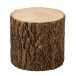 Table basse ronde en bois de paulownia naturel Table basse ronde en bois de paulownia naturel