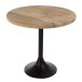 Mesa redonda em madeira e metal natural 65x65x60 cm Mesa redonda em madeira e metal natural 65x65x60 cm