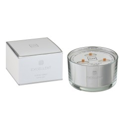 Vela perfumada excellent esencia algodón de azúcar plata-40 horas Alt. 9 cm