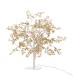 Arbre lumineux branche et feuilles pailletées doré led 43cm Arbre lumineux branche et feuilles pailletées doré led 43cm