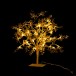 Arbre lumineux branche et feuilles pailletées doré led 43cm Arbre lumineux branche et feuilles pailletées doré led 43cm