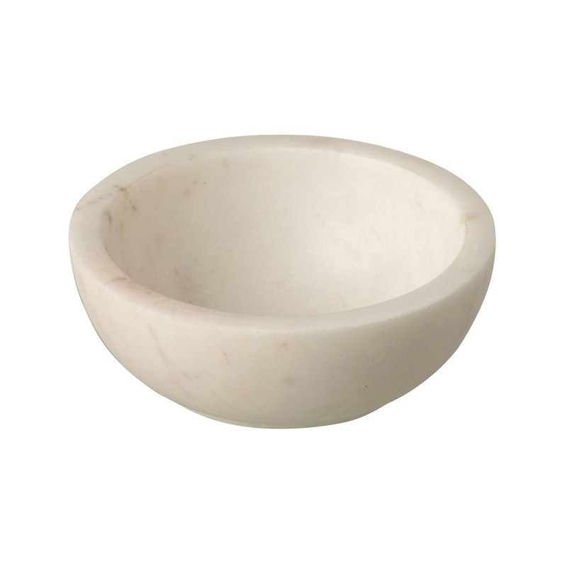 Bol rond en marbre blanc D10cm