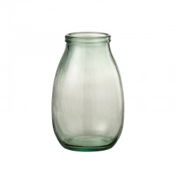 Vase en verre transparent en verre transparent 18x18x27 cm