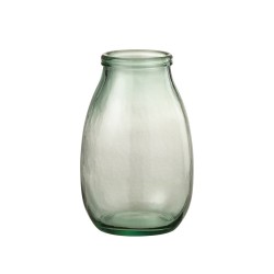 Vase en verre transparent en verre transparent 18x18x27 cm