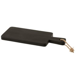 Planche à découper avec manche en bois noir L61cm