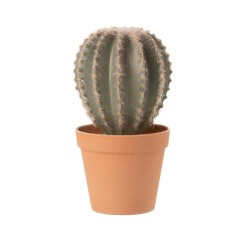 Cactus artificiel boule en pot 24x15x13 cm