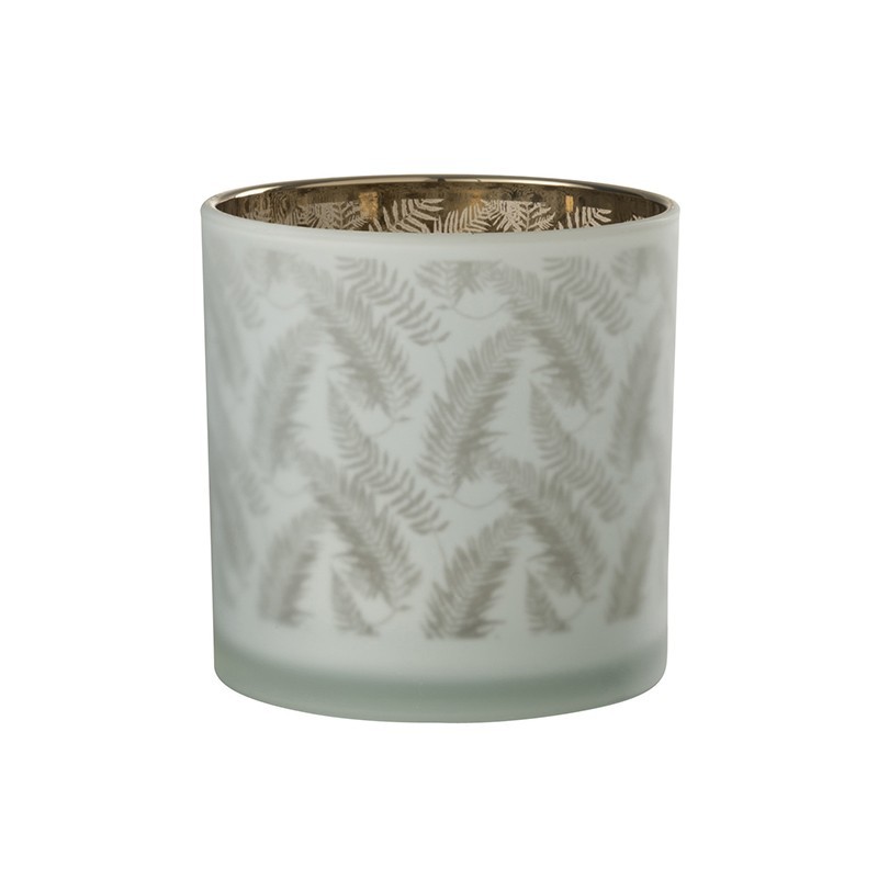 Porta-velas em vidro verde 15x15x15 cm Porta-velas em vidro verde 15x15x15 cm