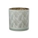 Porta-velas em vidro verde 15x15x15 cm Porta-velas em vidro verde 15x15x15 cm