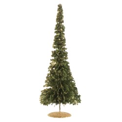 Sapin de noël en plastique vert 20x20x50 cm