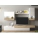 Combinaison meuble TV avec lampes LED intégrées 240 cm