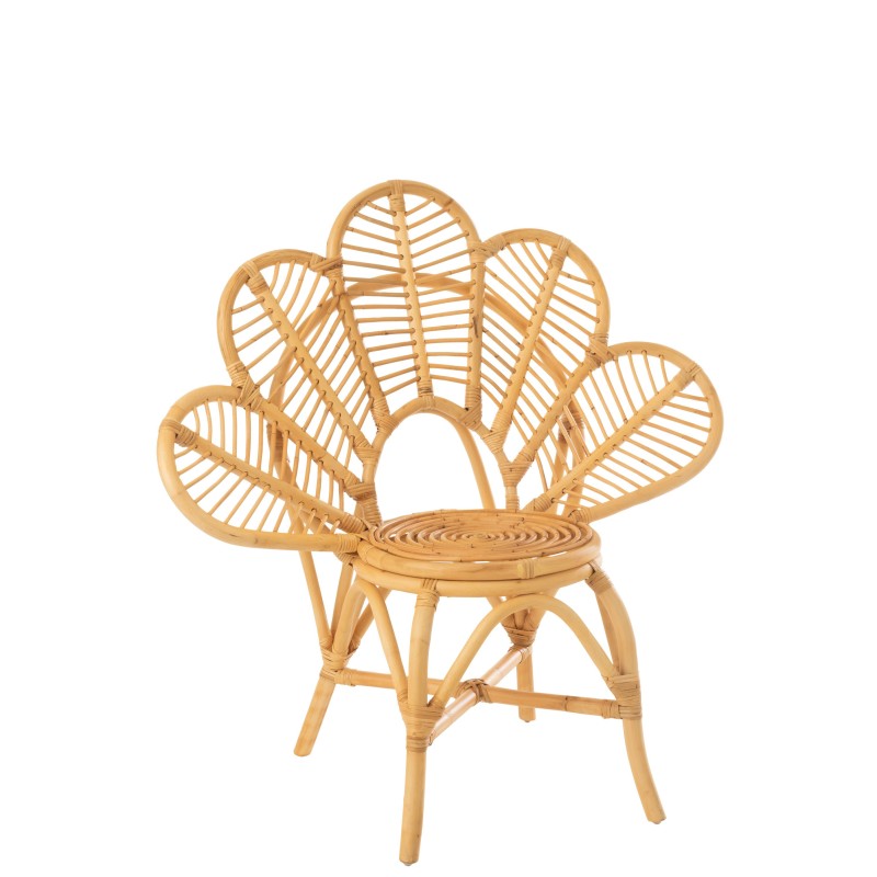 CHAISE FLEURS ROTIN NATUREL CHAISE FLEURS ROTIN NATUREL