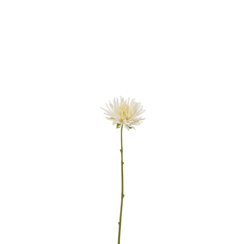 Décoration florale en plastique en plastique blanc 7x6x41 cm Décoration florale en plastique en plastique blanc 7x6x41 cm