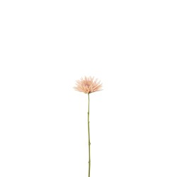 Décoration florale en plastique en plastique rose 7x6x41 cm