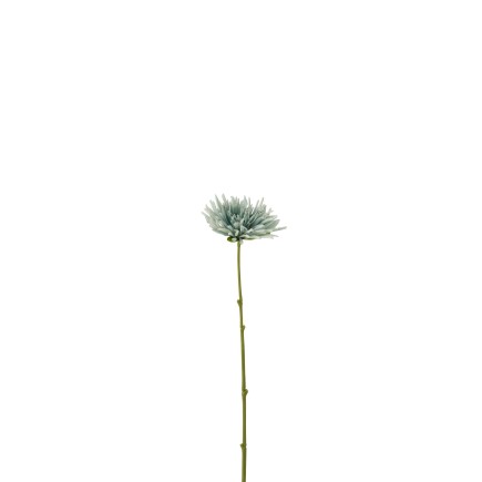 Décoration florale en plastique en plastique azur 7x6x41 cm