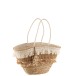 Saco de praia em madeira natural 48x30x45 cm Saco de praia em madeira natural 48x30x45 cm