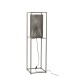 Lampe doite ajouré en bois gris 35x35x132 cm