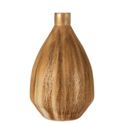 Vase haut antique en verre marron 31x31x51 cm
