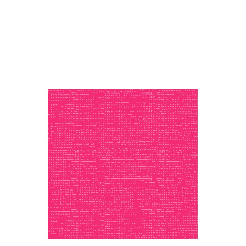 Lote de 12 servilletas de papel con aspecto de tela en color fucsia de 20x20