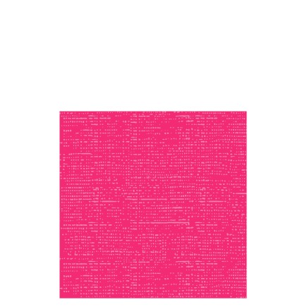 Lote de 12 servilletas de papel con aspecto de tela en color fucsia de 20x20