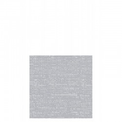 Lot de 16 serviettes aspect tissu en papier gris 12.5x12.5