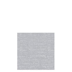 Lot de 16 serviettes aspect tissu en papier gris 12.5x12.5