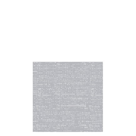 Lote de 16 servilletas de papel con aspecto de tela gris 12.5x12.5