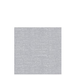 Lot de 12 serviettes aspect tissu en papier gris 20x20