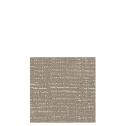 Lote de 16 servilletas de papel con aspecto de tela en color topo 12.5x12.5