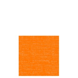 Lot de 16 serviettes aspect tissu en papier orange 12.5x12.5