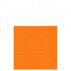 Lot de 12 serviettes aspect tissu en papier orange 20x20