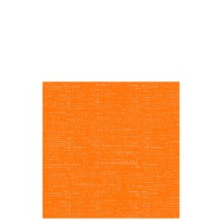 Lot de 12 serviettes aspect tissu en papier orange 20x20