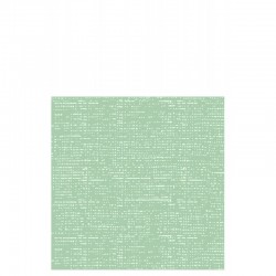 Lot de 12 serviettes aspect tissu en papier vert pastel 20x20