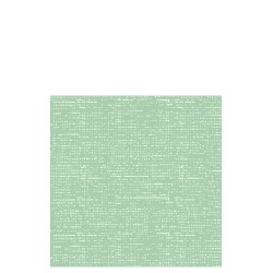 Lote de 12 servilletas de papel con aspecto de tela en color verde pastel de 20x20