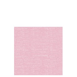 Lote de 12 servilletas de papel con aspecto de tela en color rosa claro de 20x20